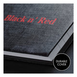 Black n' Red™ Hardcover Casebound Notebooks, SCRIBZEE Compatible, 1-Subject, Wide/Legal Rule, Black Cover, (96) 11.75 x 8.25 Sheets (JDKD66174) Each