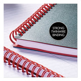 Black n' Red™ Flexible Cover Twinwire Notebooks, SCRIBZEE Compatible, 1-Subject, Wide/Legal Rule, Black Cover, (70) 11.75 x 8.25 Sheets (JDKE67008) Each