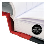 Black n' Red™ Hardcover Casebound Notebooks, SCRIBZEE Compatible, 1-Subject, Wide/Legal Rule, Black Cover, (96) 11.75 x 8.25 Sheets (JDKD66174) Each