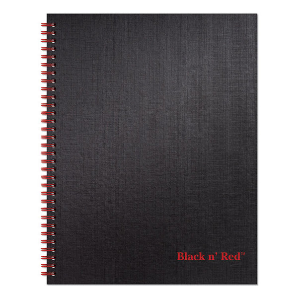 Black n' Red™ Hardcover Twinwire Notebooks, SCRIBZEE Compatible, 1-Subject, Wide/Legal Rule, Black Cover, (70) 11 x 8.5 Sheets (JDKK67030) Each