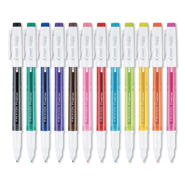 Pilot® FriXion Fineliner Erasable Porous Point Pen, Stick, Fine 0.6 mm, Assorted Ink and Barrel Colors, 72/Pack (PIL12317)