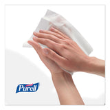 PURELL® Hand Sanitizing Wipes, 6 x 8, Fresh Citrus Scent, White, 1,200/Refill Pouch, 2 Refills/Carton (GOJ911802)