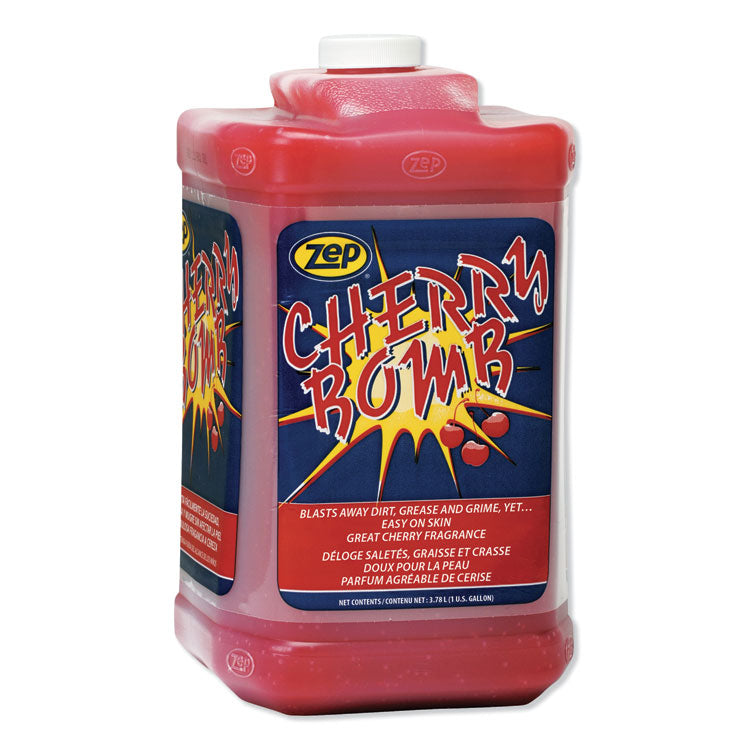 Zep® Cherry Bomb Hand Cleaner, Cherry Scent, 1 gal Bottle, 4/Carton (ZPE95124)