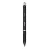 Sharpie® S-Gel™ S-Gel High-Performance Gel Pen, Retractable, Medium 0.7 mm, Black Ink, Black Barrel, Dozen (SAN2096159) Box of 12