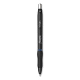 Sharpie® S-Gel™ S-Gel High-Performance Gel Pen, Retractable, Bold 1 mm, Blue Ink, Black Barrel, Dozen (SAN2096187) Box of 12