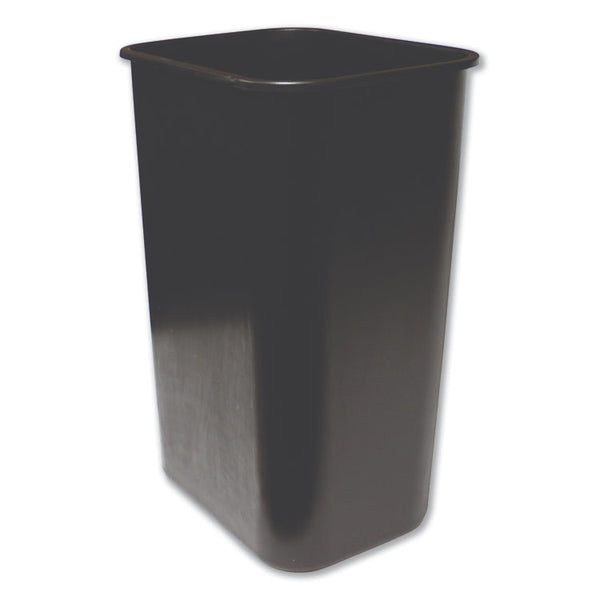 Impact® Soft-Sided Wastebasket, 41 qt, Polyethylene, Black (IMP77035)
