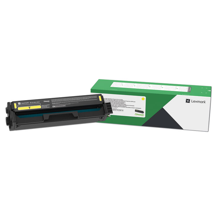 Lexmark™ C331HY0 Return Program High-Yield Toner, 2,500 Page-Yield, Yellow (LEXC331HY0) Each