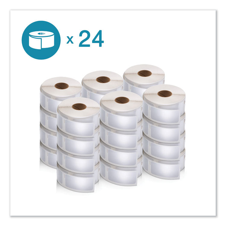 DYMO® LW Multipurpose Labels, 1" x 2.13", White, 500 Labels/Roll, 24 Rolls/Box (DYM2050830)