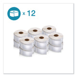 DYMO® LW Multipurpose Labels, 1" x 2.13", White, 500 Labels/Roll, 12 Rolls/Pack (DYM2050821)