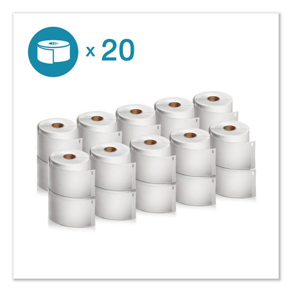 DYMO® LW Extra-Large Shipping Labels, 4" x 6", White, 220 Labels/Roll, 20 Rolls/Box (DYM2050829)