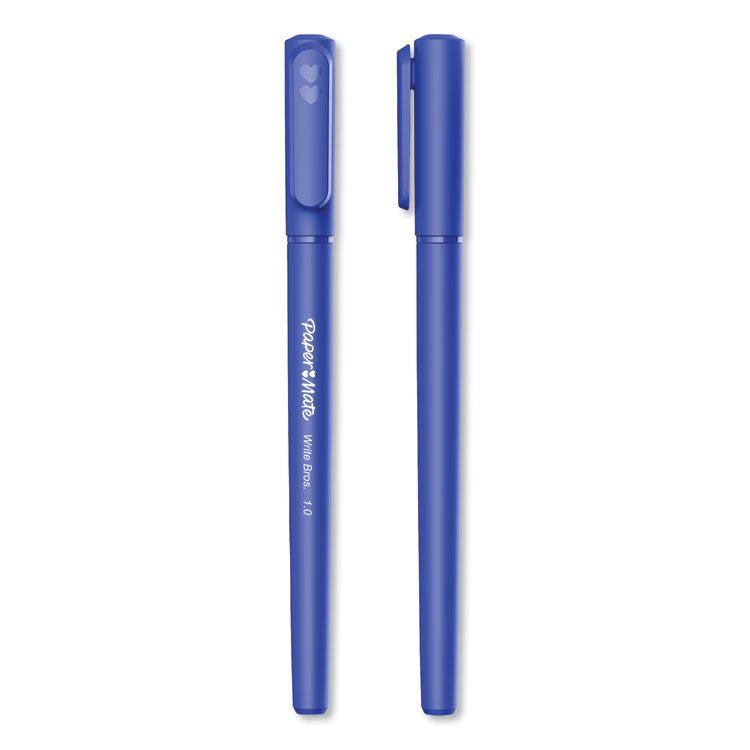 Paper Mate® Write Bros. Ballpoint Pen Value Pack, Stick, Medium 1 mm, Blue Ink, Blue Barrel, 120/Pack (PAP2096478)