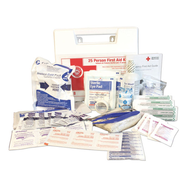 Impact® 25-Person First Aid Kit, 107 Pieces, Plastic Case (IMP7318)