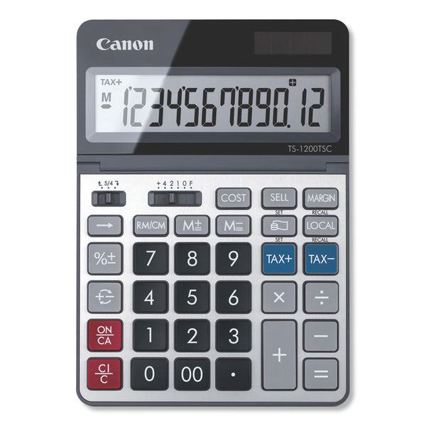 Canon® TS-1200TSC Desktop Calculator, 12-Digit LCD (CNM2468C001)