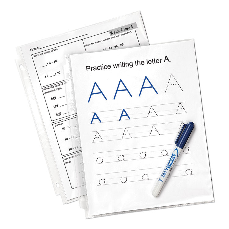 Avery® Top-Load Sheet Protector, Economy Gauge, Letter, Clear, 50/Box (AVE74090) 1 Case of 50