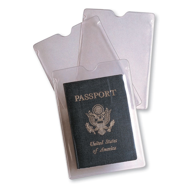 Avery® Top-Load Clear Vinyl Envelopes w/Thumb Notch, 4 x 6, Clear, 10/Pack (AVE74806) Pack of 10