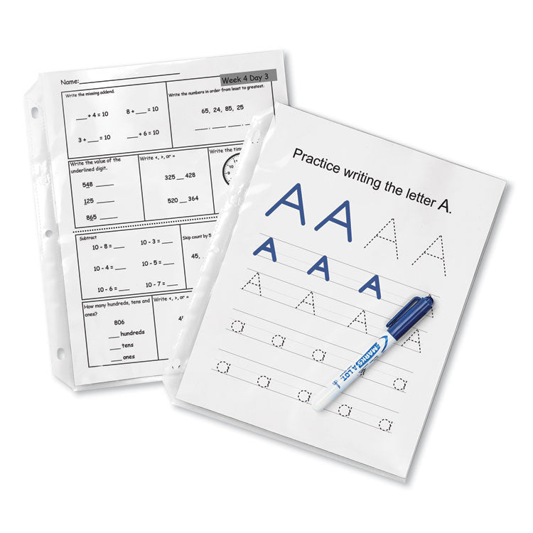Avery® Top-Load Poly Sheet Protectors, Heavy Gauge, Letter, Diamond Clear, 50/Box (AVE74106) 1 Case of 50