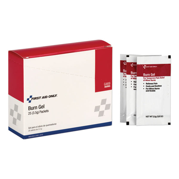 First Aid Only™ Burn Gel, 3.5 g Packet, 25/Box (FAOG469)