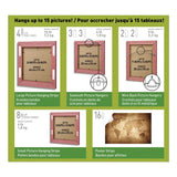 Command™ Picture Hanging Kit, Assorted Sizes, Plastic, White/Clear, 1 lb; 4 lb; 5 lb Capacities 38 Pieces/Pack (MMM17213ES) 1 Kit