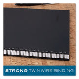 Cambridge® Wirebound Guided Action Planner Notebook, 1-Subject, Project-Management Format, Dark Gray Cover, (80) 9.5 x 7.5 Sheets (MEA06122) Each