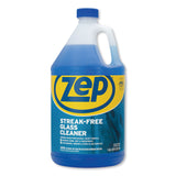 Zep Commercial® Streak-Free Glass Cleaner, Pleasant Scent, 1 gal Bottle, 4/Carton (ZPEZU1120128CT) Case of 4