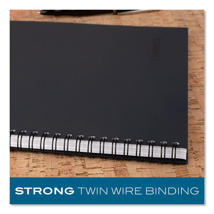 Cambridge® Wirebound Guided QuickNotes Notebook, 1-Subject, List-Management Format, Dark Gray Cover, (80) 11 x 8.5 Sheets (MEA06066) Each