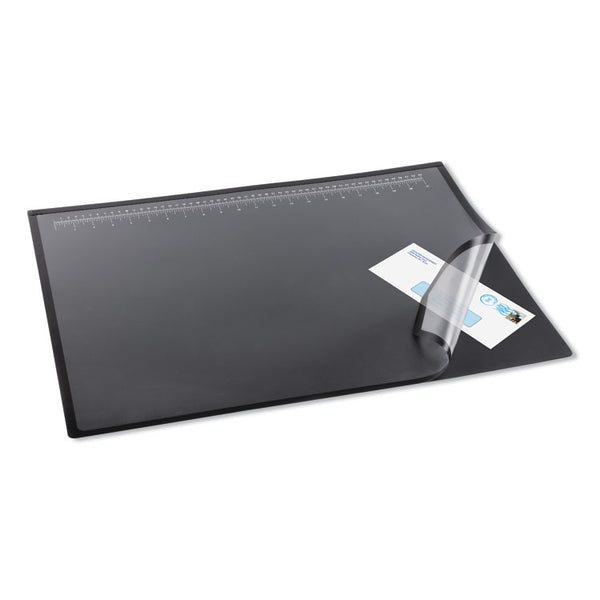 Artistic® Lift-Top Pad Desktop Organizer, with Clear Overlay, 22 x 17, Black (AOP41700S)