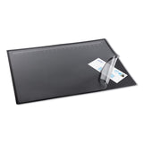 Artistic® Lift-Top Pad Desktop Organizer, with Clear Overlay, 24 x 19, Black (AOP41100S) Each