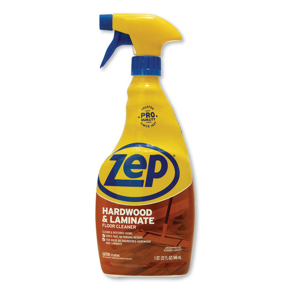 Zep Commercial® Hardwood and Laminate Cleaner, 32 oz Spray Bottle, 12/Carton (ZPEZUHLF32CT) Case of 12