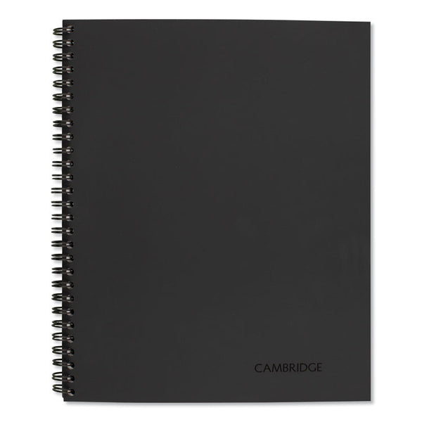 Cambridge® Wirebound Guided Meeting Notes Notebook, 1-Subject, Meeting-Minutes/Notes Format, Dark Gray Cover, (80) 11 x 8.25 Sheets (MEA06132) Each