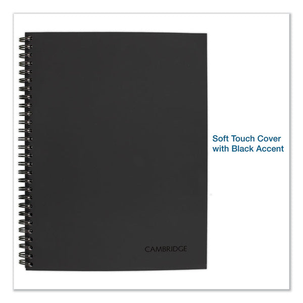 Cambridge® Wirebound Guided Action Planner Notebook, 1-Subject, Project-Management Format, Dark Gray Cover, (80) 9.5 x 7.5 Sheets (MEA06122) Each