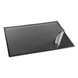 Artistic® Lift-Top Pad Desktop Organizer, with Clear Overlay, 31 x 20, Black (AOP41200S) Each