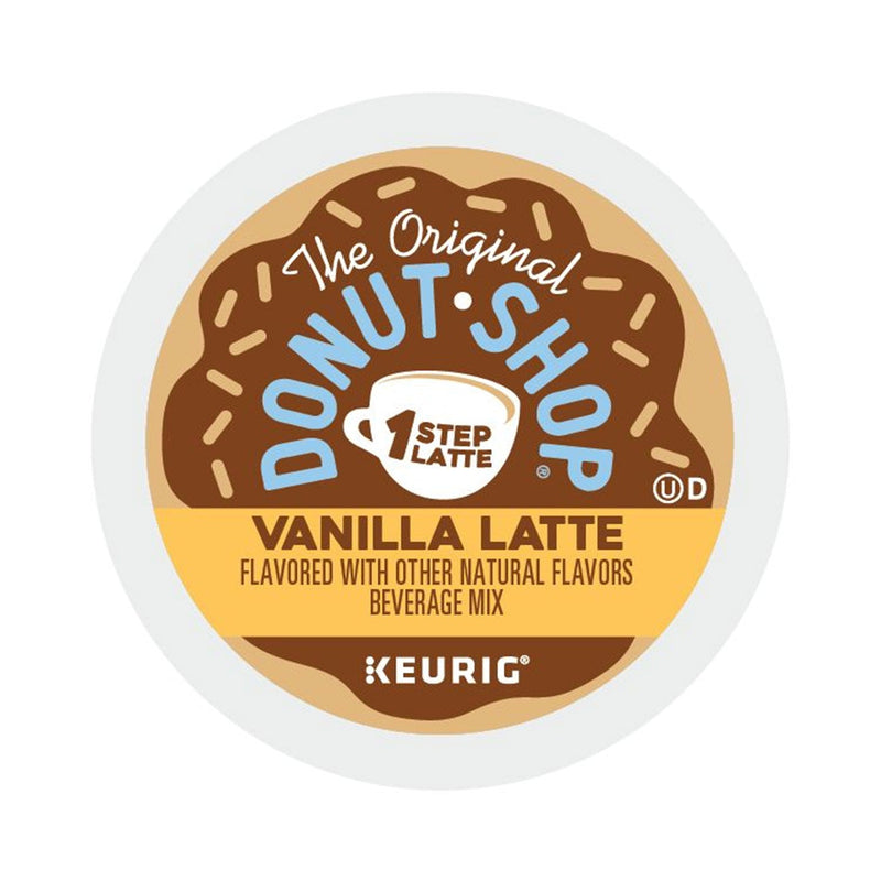 The Original Donut Shop® Vanilla One Step Latte, 20/Box (DIE8177) Box of 20