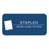 Roaring Spring® Examination Blue Book, Wide/Legal Rule, Blue Cover, (4) 8.5 x 7 Sheets (ROA77510) Each
