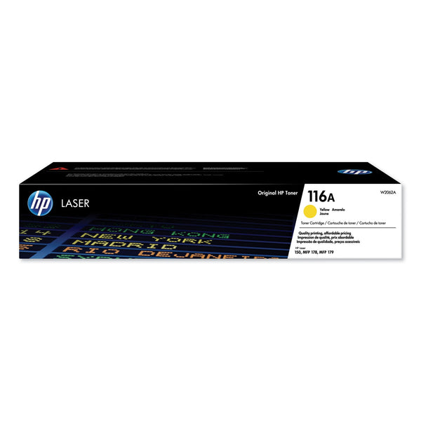 HP HP 116A, (W2062A) Yellow Original Laser Toner Cartridge (HEWW2062A)