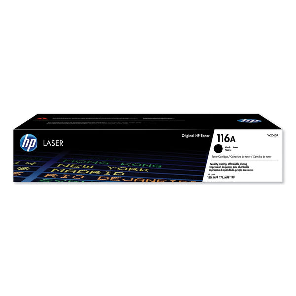 HP HP 116A, (W2060A) Black Original LaserJet Toner Cartridge (HEWW2060A)