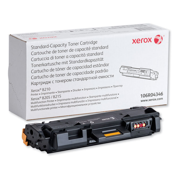 Xerox® 106R04346 Toner, 1,500 Page-Yield, Black (XER106R04346)