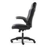 Sadie™ 9-One-One High-Back Racing Style Chair with Flip-Up Arms, Supports Up to 225 lb, Black Seat, Gray Back, Black Base (BSXVST911) Each