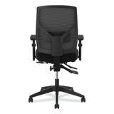 HON® Crio High-Back Task Chair with Asynchronous Control, Supports Up to 250 lb, 18" to 22" Seat Height, Black (BSXVL582SB11T)
