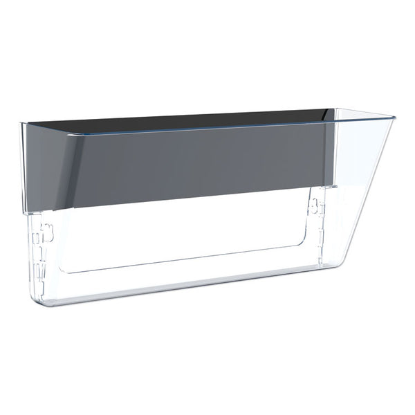 Storex Unbreakable Magnetic Wall File, Legal/Letter Size, 16" x 4" x 7", Clear (STX70325U06C) Each