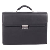 Swiss Mobility Milestone Briefcase, Fits Devices Up to 15.6", Leather, 5 x 5 x 12, Black (SWZ49545801SM) Each