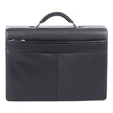 Swiss Mobility Milestone Briefcase, Fits Devices Up to 15.6", Leather, 5 x 5 x 12, Black (SWZ49545801SM) Each