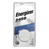 Energizer® 2450 Lithium Coin Battery, 3 V (EVEECR2450BP) Each