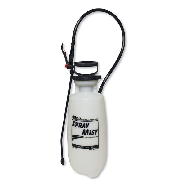 TOLCO® Chemical Resistant Tank Sprayer, 3 gal, 0.63" x 30" Hose, White (TOC150013)