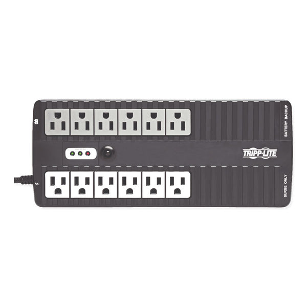 Tripp Lite Internet Office Ultra-Compact Desktop Standby UPS, 12 Outlets, 750 VA, 420 J (TRPINTERNET750U) Each