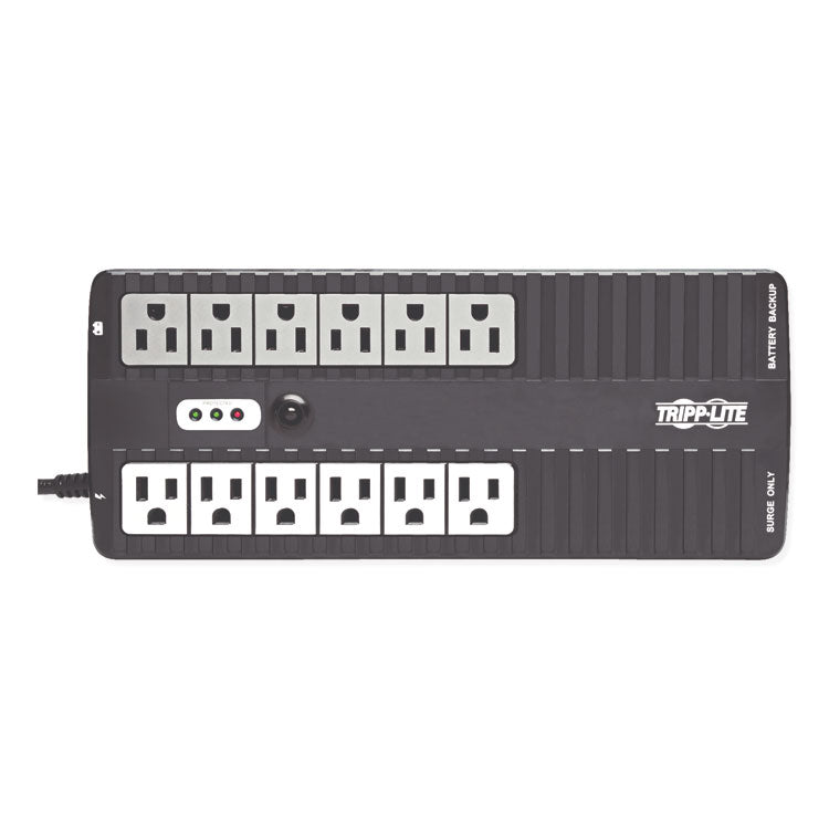 Tripp Lite Internet Office Ultra-Compact Desktop Standby UPS, 12 Outlets, 750 VA, 420 J (TRPINTERNET750U) Each