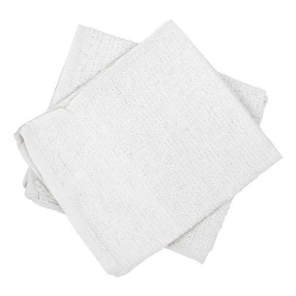 HOSPECO® Counter Cloth/Bar Mop, 15.5 x 17, White, Cotton, 60/Carton (HOS536605DZBX)