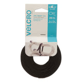 VELCRO® Brand ONE-WRAP Pre-Cut Thin Ties, 0.25" x 8", Black, 25/Pack (VEK91141) Pack of 25