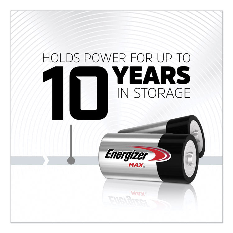 Energizer® MAX Alkaline C Batteries, 1.5 V, 8/Pack (EVEE93FP8) Pack of 8