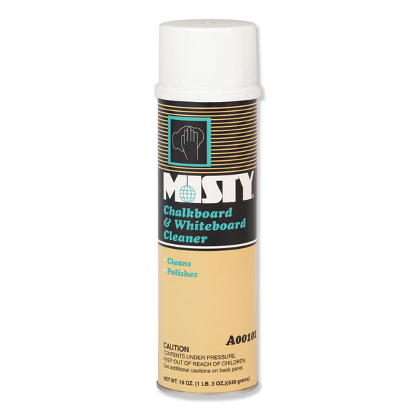 Misty® Chalkboard and Whiteboard Cleaner, 19 oz Aerosol Spray, 12/Carton (AMR1001403)