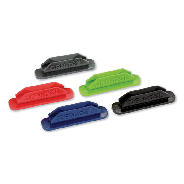 TOPS™ Pen Pal Pen Holder, 2.63" Long, Randomly Assorted Colors (TOPPENPAL1) Each